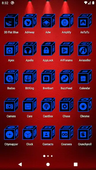 Play 3D Flat Blue Icon Pack as an online game 3D Flat Blue Icon Pack with UptoPlay