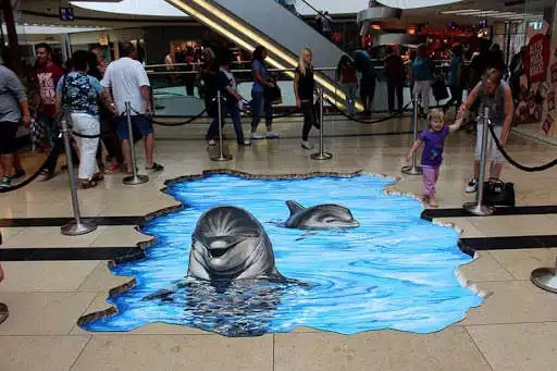 Play 3D floor Art and Painting