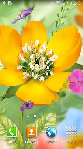 Play 3D Flowers Live Wallpaper Lite as an online game 3D Flowers Live Wallpaper Lite with UptoPlay
