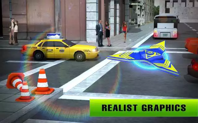 Play 3D Flying Fidget Spinner War