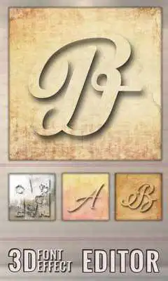 Play 3D Font Effect Editor