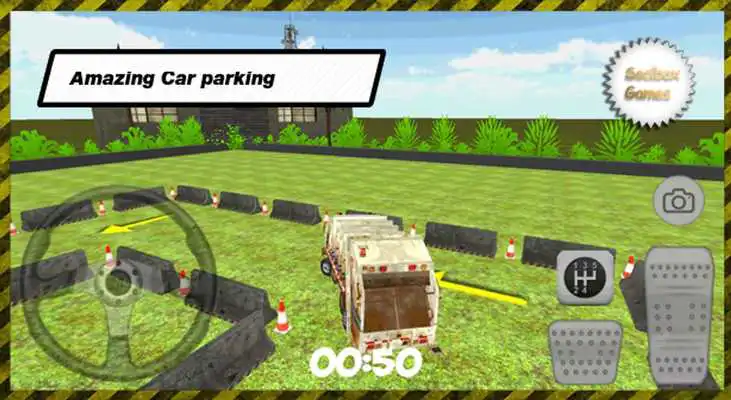 Play 3D Garbage Truck Parking