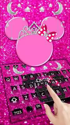 Play 3D Glitter Minnie Keyboard Theme