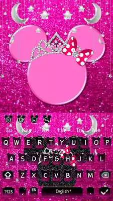 Play 3D Glitter Minnie Keyboard Theme