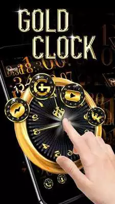 Play 3D Gold Clock Theme