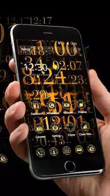 Play 3D Gold Clock Theme