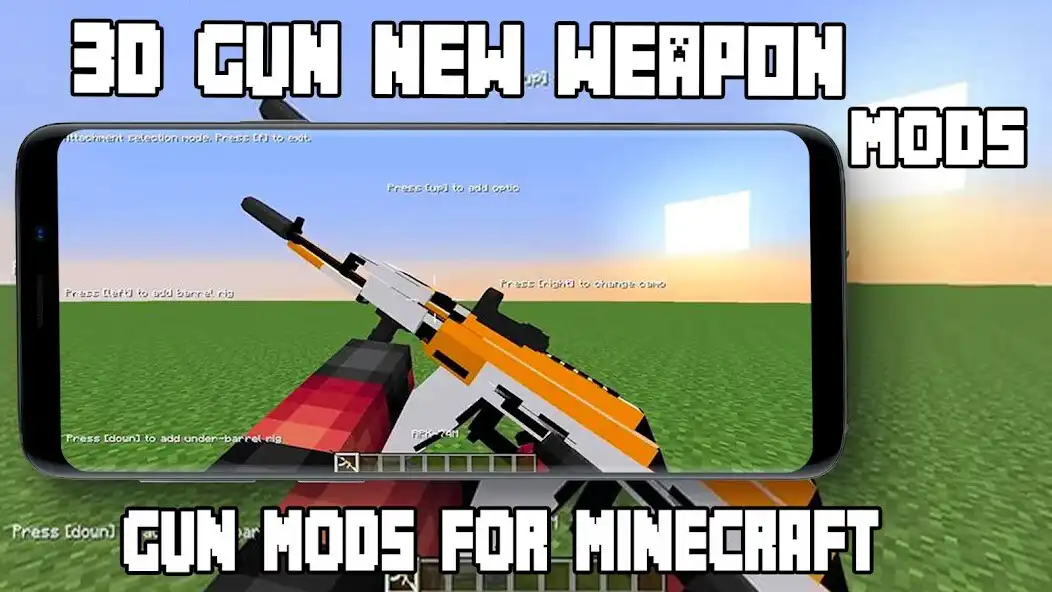 Play 3D Gun Mods - Modern Weapon Mods For Minecraft PE  and enjoy 3D Gun Mods - Modern Weapon Mods For Minecraft PE with UptoPlay