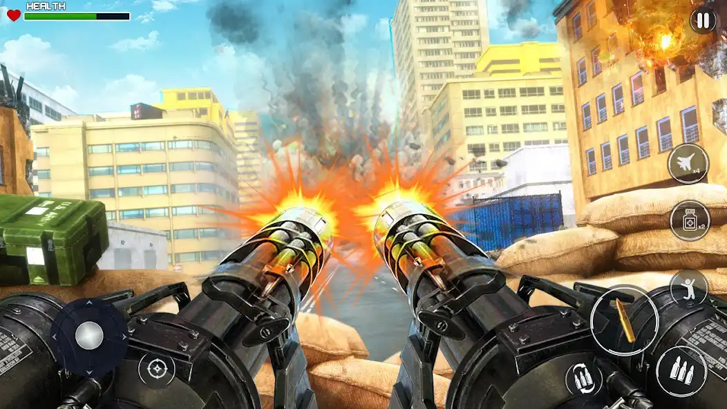 Play 3D Gunner Fire Strike: Offline Games 2021  and enjoy 3D Gunner Fire Strike: Offline Games 2021 with UptoPlay