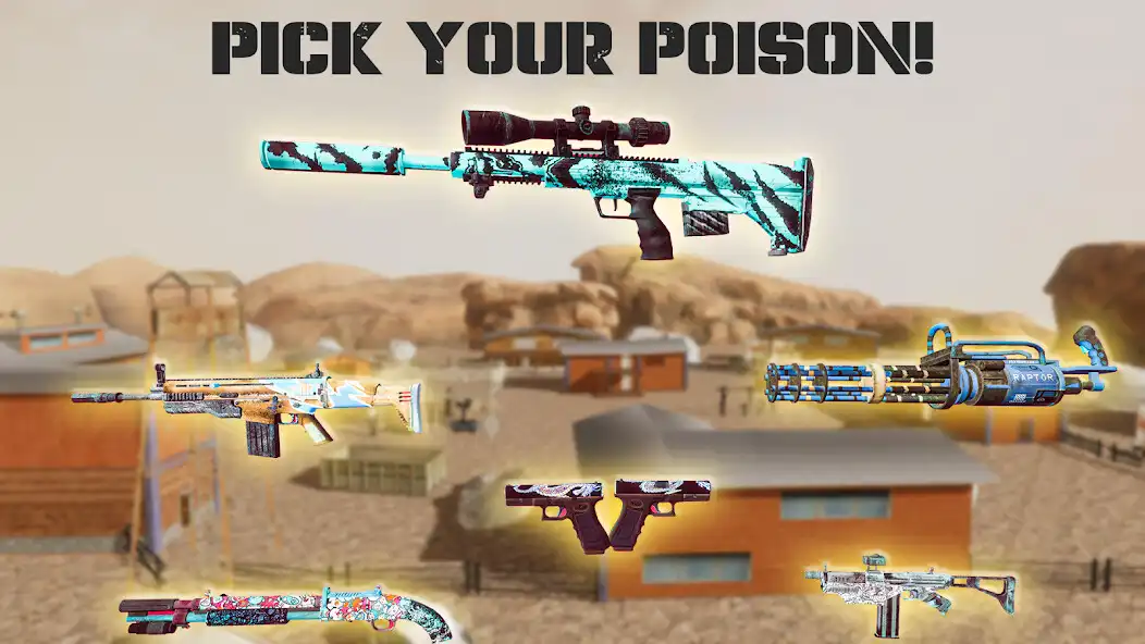 Play 3D Gun War; FPS Shooting game as an online game 3D Gun War; FPS Shooting game with UptoPlay