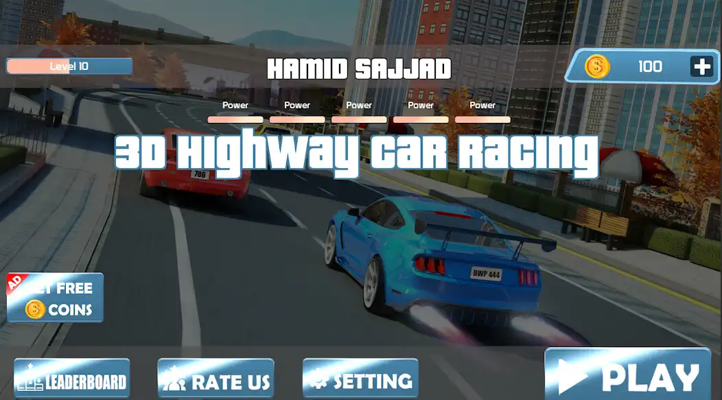 Play 3D Highway Car Racing  and enjoy 3D Highway Car Racing with UptoPlay