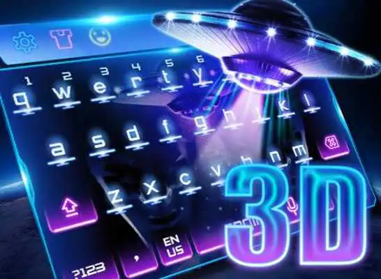 Play 3D Hologram Neon keyboard