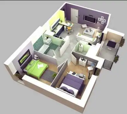Play 3D House Plans Wallpaper as an online game 3D House Plans Wallpaper with UptoPlay