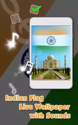 Play 3D Indian Flag Live Wallpaper