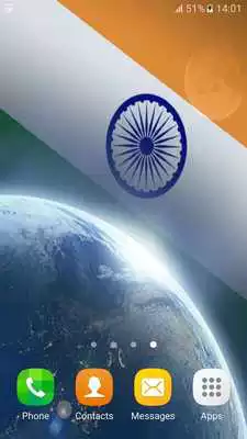 Play 3D Indian Flag Live Wallpaper