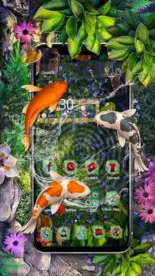 Play 3D Koi Launcher Theme