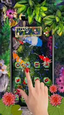 Play 3D Koi Launcher Theme