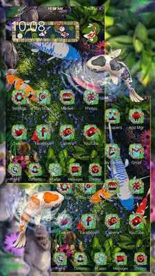 Play 3D Koi Launcher Theme