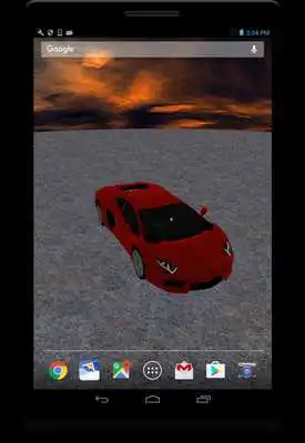Play 3D Lamborghini live wallpaper