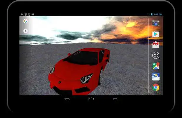 Play 3D Lamborghini live wallpaper