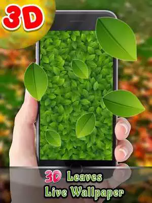 Play 3D Leaves Live Wallpaper