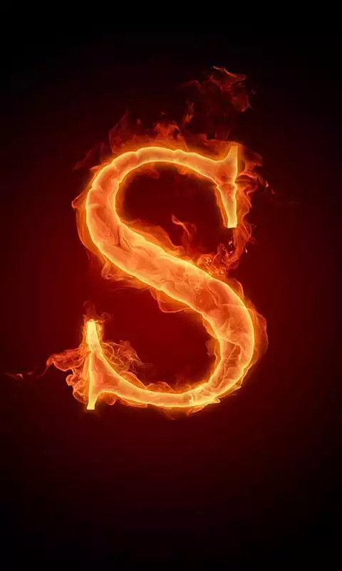 Play 3D Letter Fire Live Wallpaper