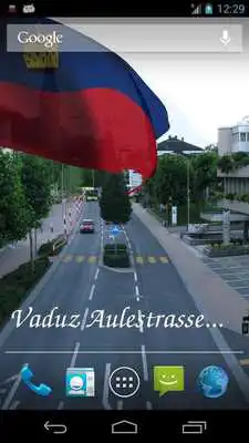 Play 3D Liechtenstein Flag Live Wallpaper