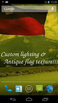 Play 3D Liechtenstein Flag Live Wallpaper