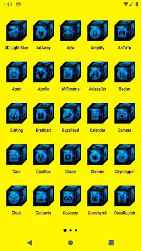 Play 3D Light Blue Icon Pack as an online game 3D Light Blue Icon Pack with UptoPlay