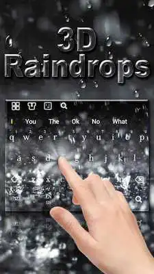 Play 3D Live Raindrops Keyboard
