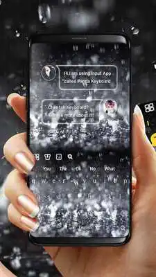 Play 3D Live Raindrops Keyboard