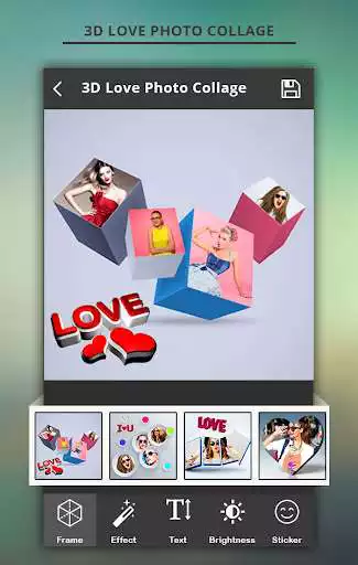 Play 3D Love Photo collage  and enjoy 3D Love Photo collage with UptoPlay