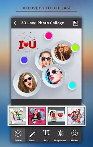 Play 3D Love Photo collage as an online game 3D Love Photo collage with UptoPlay