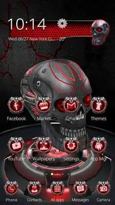 Play 3D Metal Hell Skull Theme
