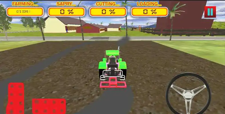 Play 3D Modern Farming Tractor