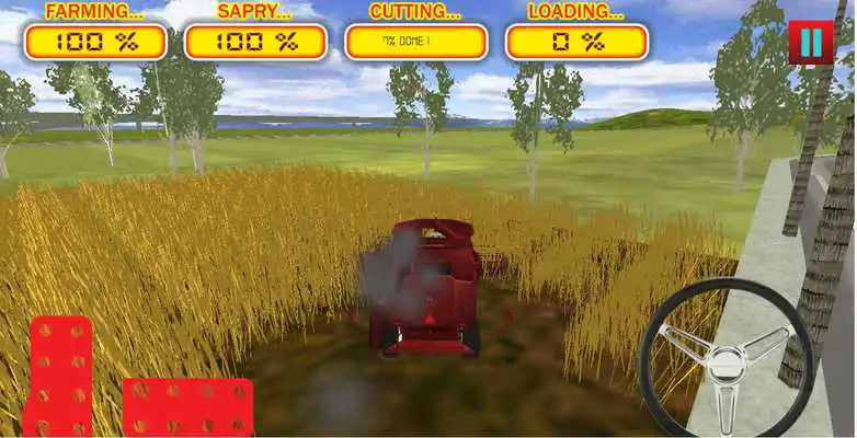 Play 3D Modern Farming Tractor