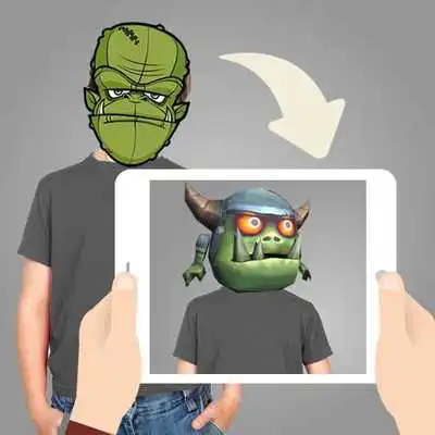 Play 3D Monster Masks