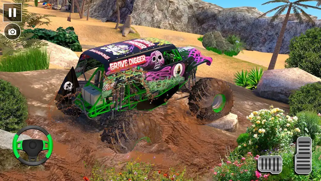 Play 3D Monster Trucks Racing Games as an online game 3D Monster Trucks Racing Games with UptoPlay