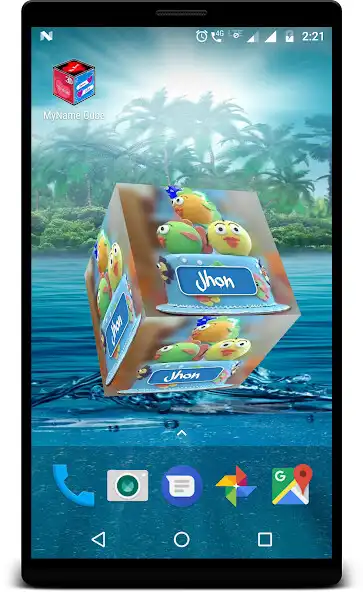 Play 3D My Name Cube Live Wallpaper  and enjoy 3D My Name Cube Live Wallpaper with UptoPlay