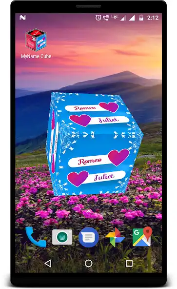 Play 3D My Name Cube Live Wallpaper as an online game 3D My Name Cube Live Wallpaper with UptoPlay