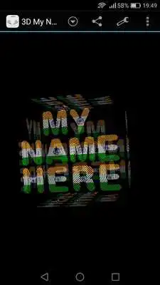 Play 3D My Name India LWP