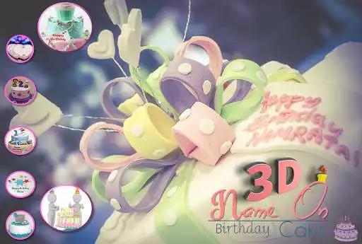 Play 3d Name On Birthday Cake