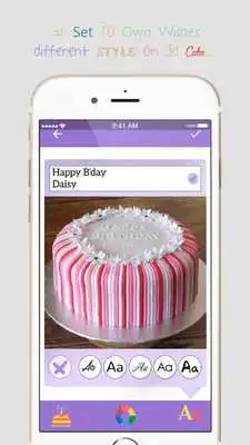 Play 3d Name On Birthday Cake
