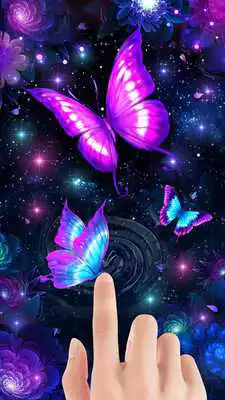 Play 3D Neon Butterfly Shiny Theme Play 3D Neon Butterfly Shiny Theme
