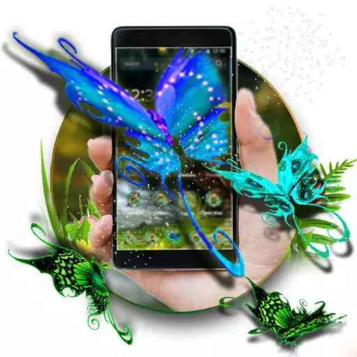 Free play online 3D Neon Butterfly Theme APK Free play online 3D Neon Butterfly Theme APK