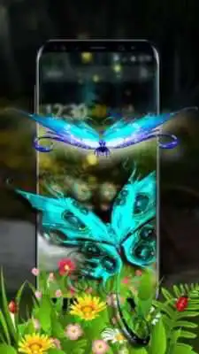 Play 3D Neon Butterfly Theme