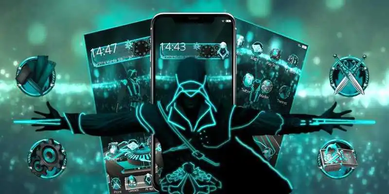 Play 3D Neon Hero Assassin Theme
