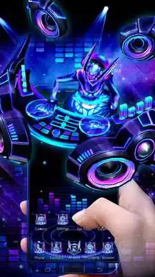 Play 3D Neon Hologram DJ Music Theme