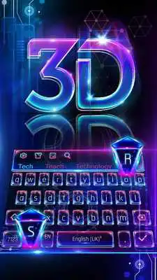 Play 3D Neon Keyboard