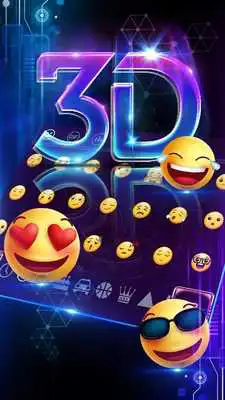Play 3D Neon Keyboard