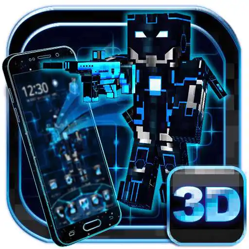 Free play online 3D Neon Pixel Robot War Theme APK Free play online 3D Neon Pixel Robot War Theme APK